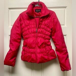 Nine West Women's Vibrant Red Puffer Coat